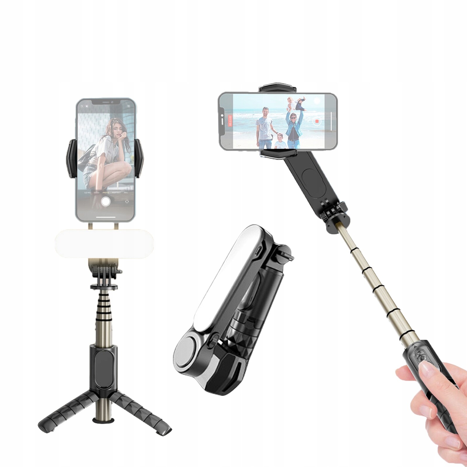 Andoer Q09 360° otočný multifunkční stativ Gimbal