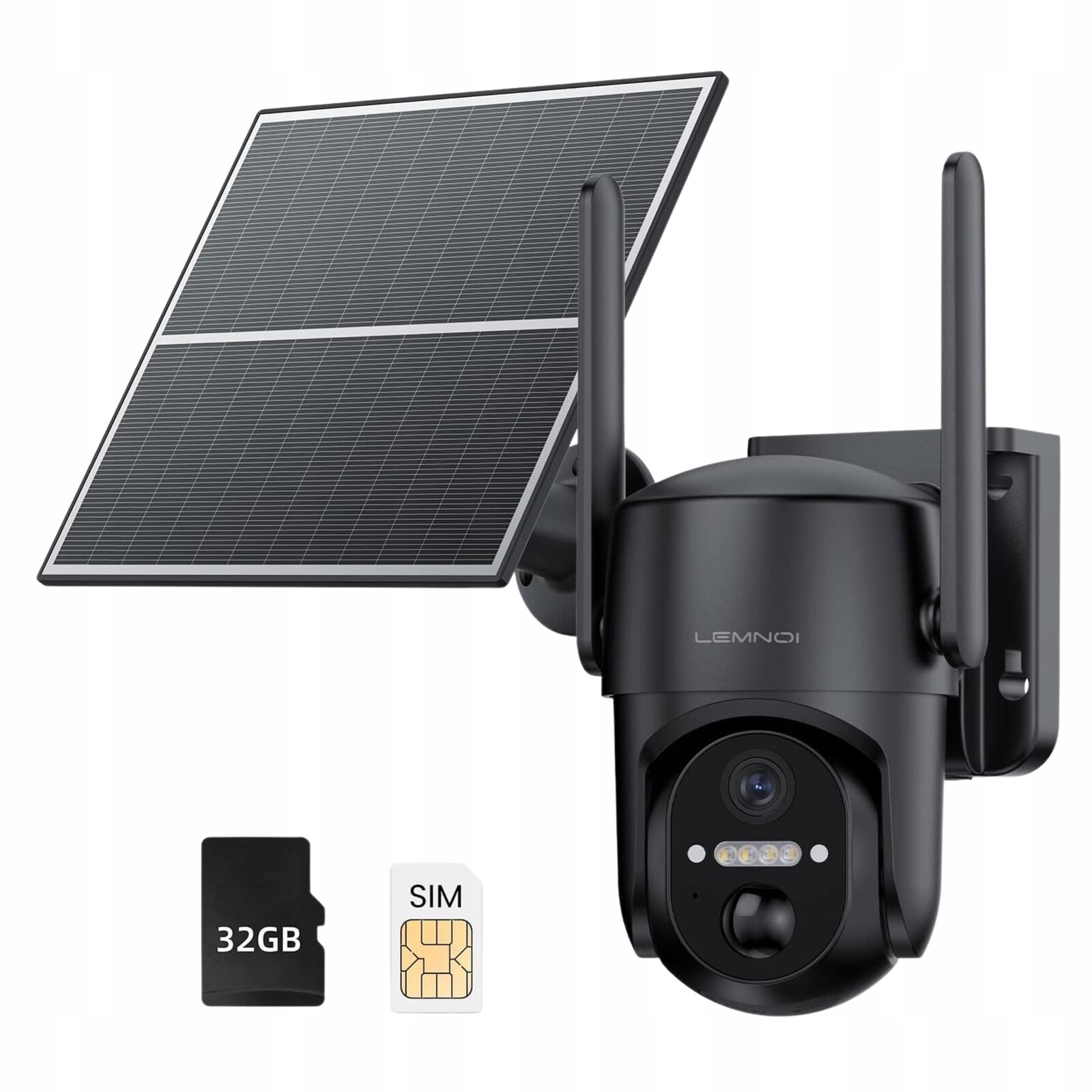 Bezdrátová otočná kamera 360 4G Lte Pir Ai Detekce nočního vidění 2K XL