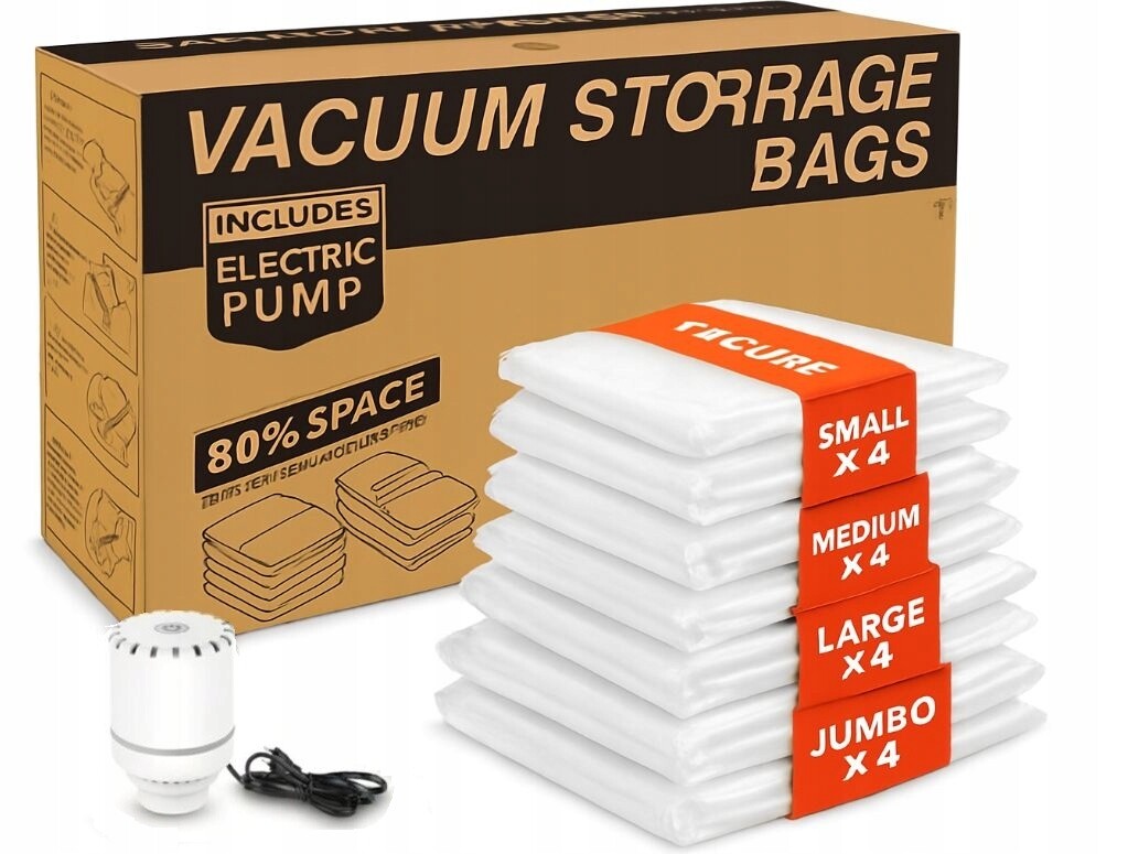 Vacbird Sáčky pro vakuové skladování s elektrickou pumpou 30W