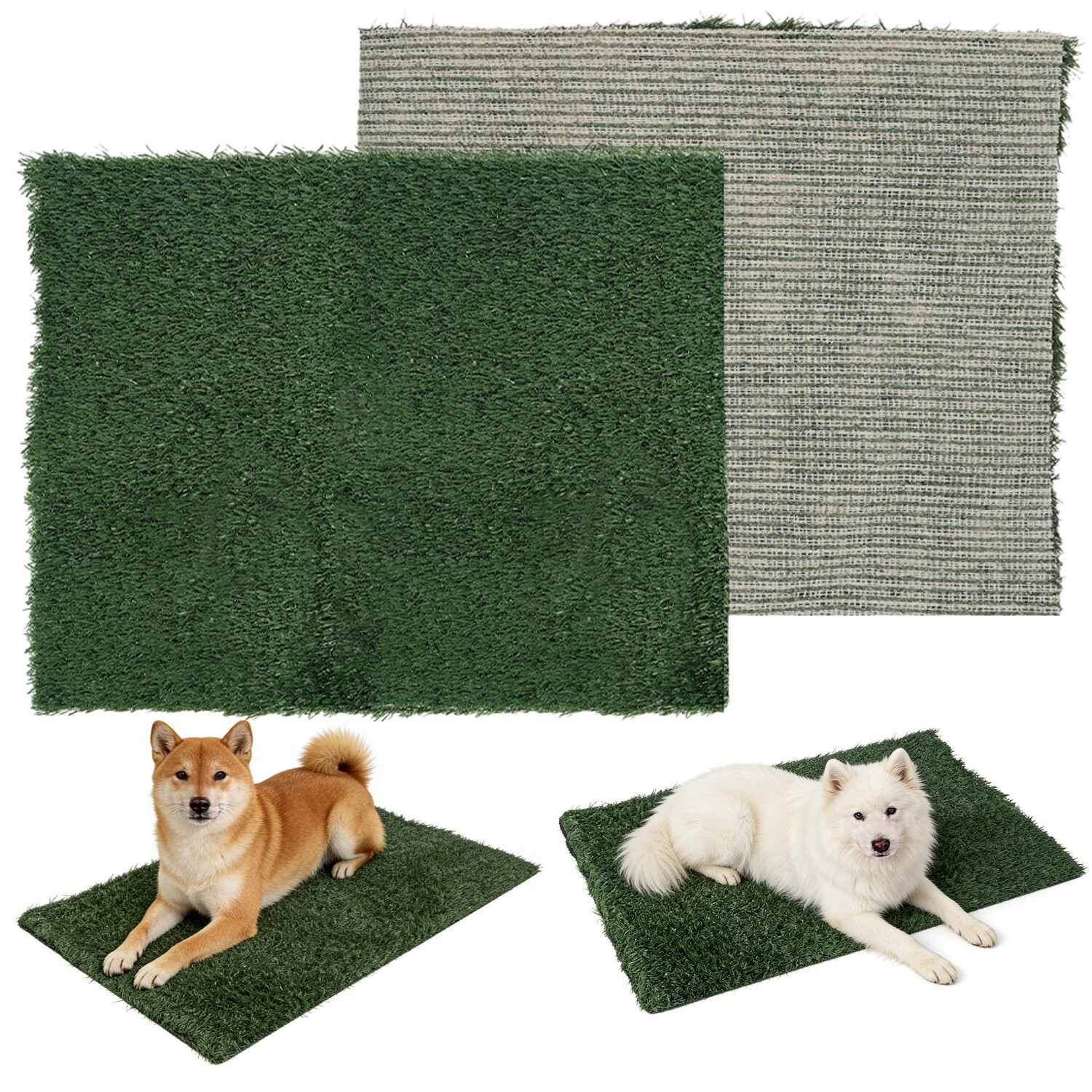 Podložka pro zvířata z umělé trávy Pro Psy Štěňata Pro Výuku 63 CM