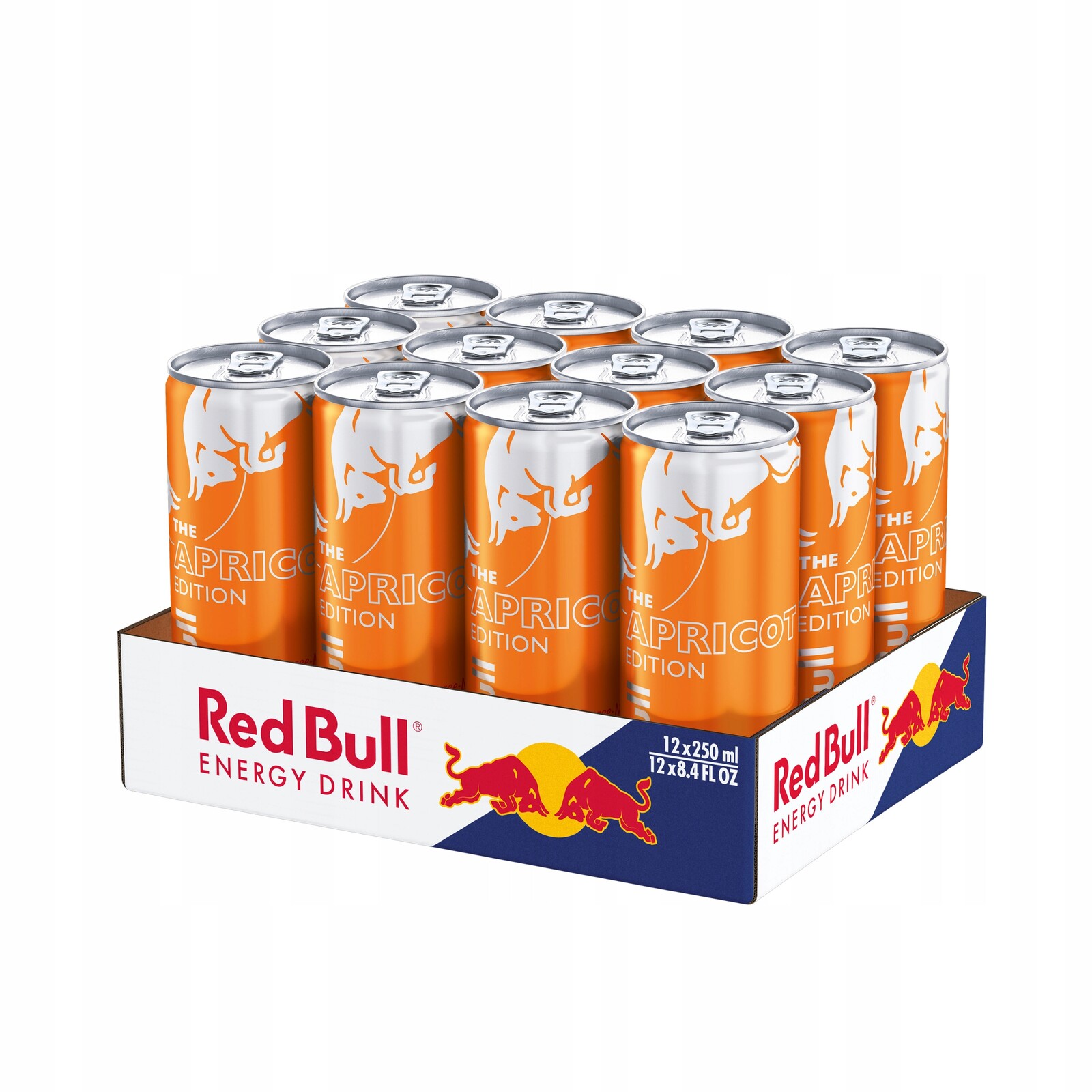 Red Bull Energetický nápoj meruňka-jahoda sada 12x250 ml