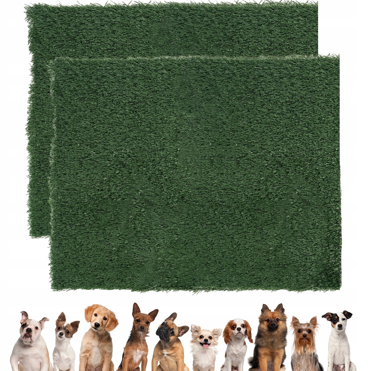 2 ks umělého trávníku, toaleta pro psy, balkonový, víceúčelová náhrada