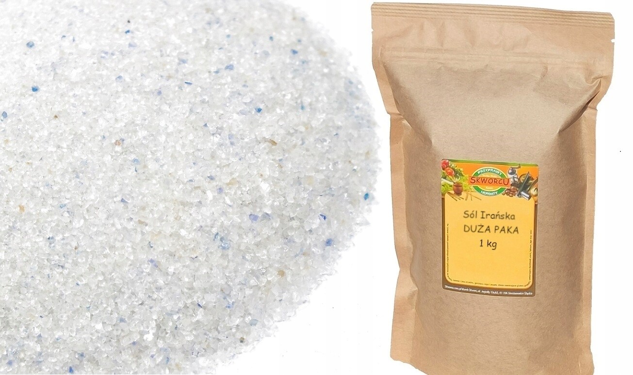 Íránská sůl Modrá 1 kg přírodní Velké Balení od Skworcu