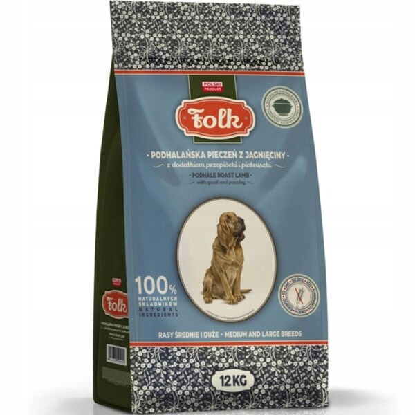Folk krmivo suché jehněčí 12 kg