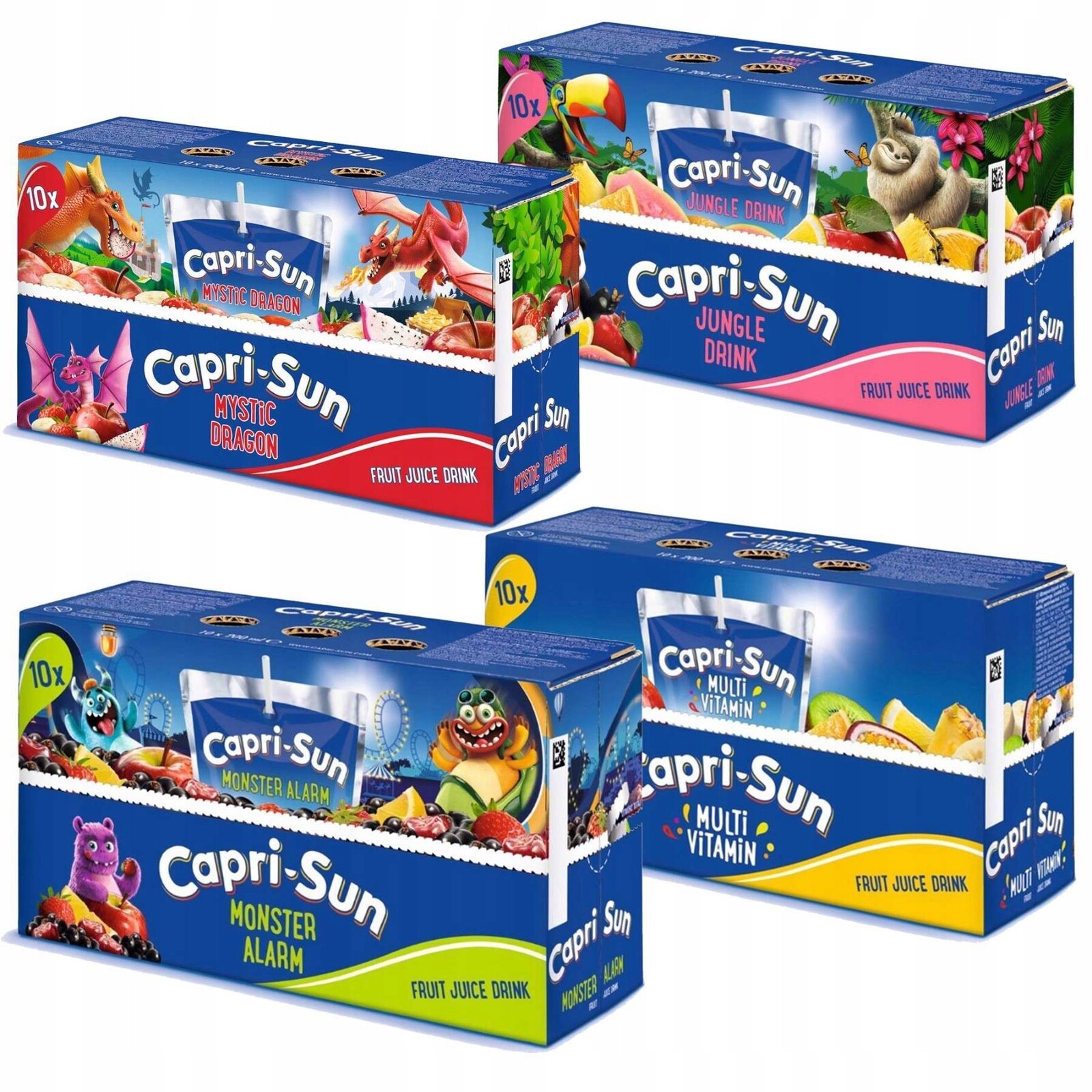 Capri-Sun Multivitaminový ovocný nápoj 200 ml x 40 kusů