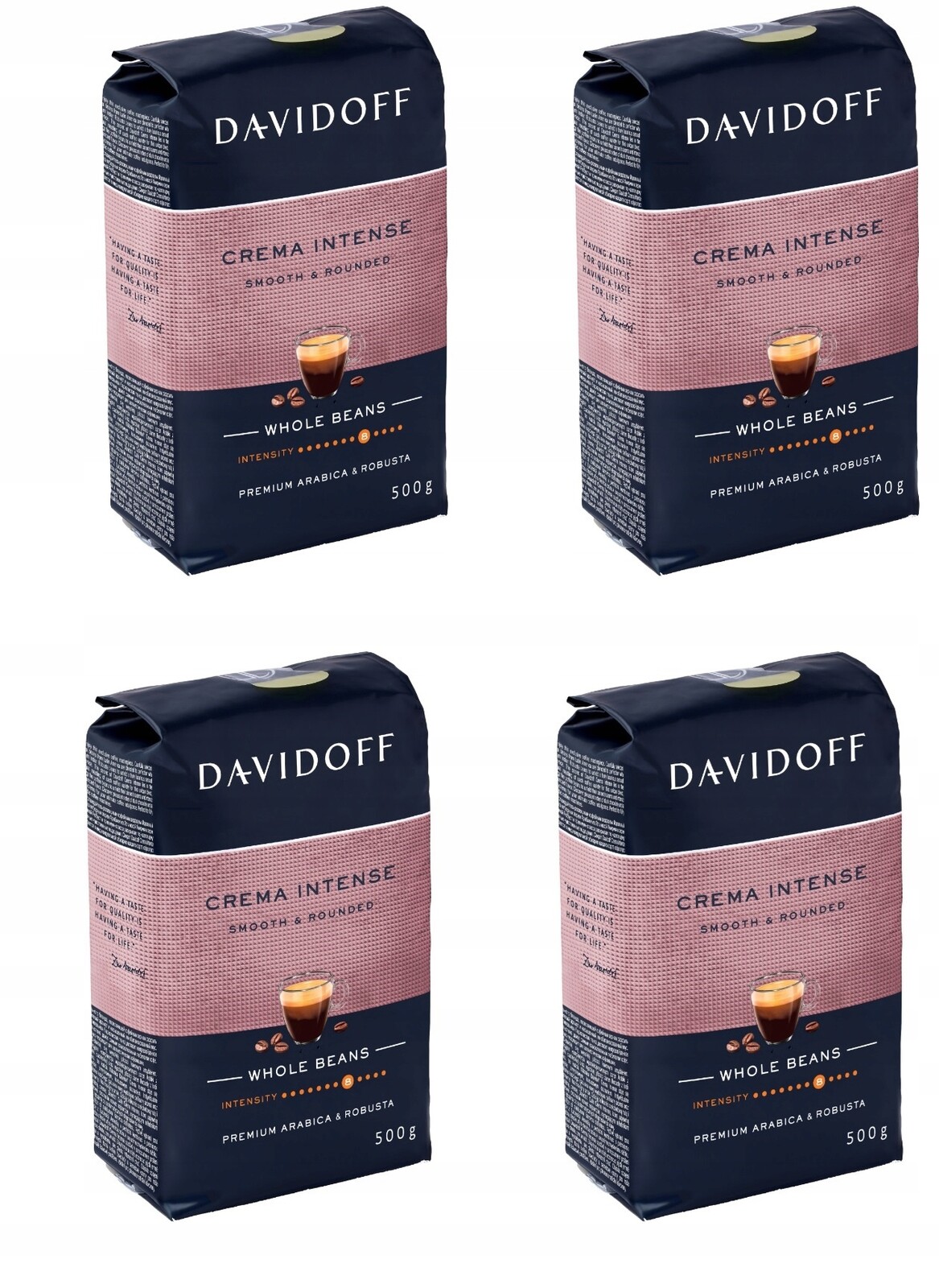 Káva Davidoff Crema Intense 4 kg 4000 g 4 x 1 kg