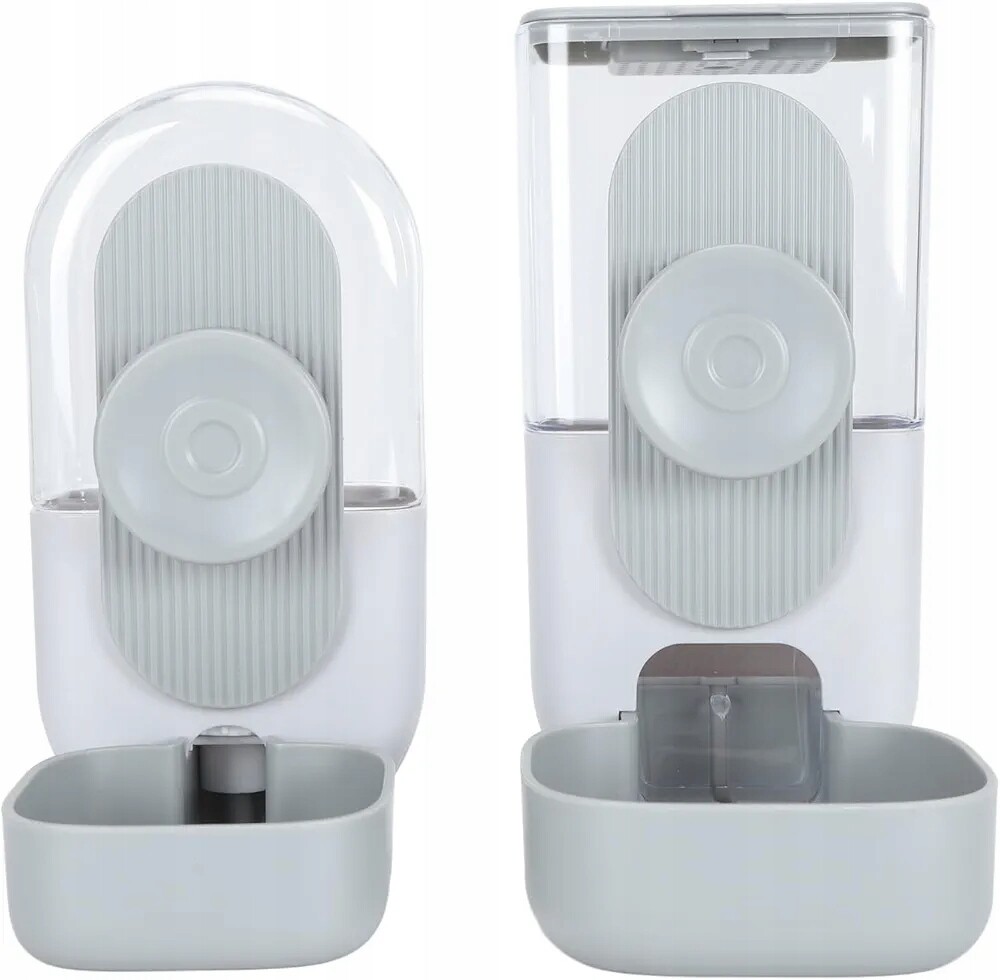 Dávkovač krmítka do klece pro domácí zvířata, sada 2 ks