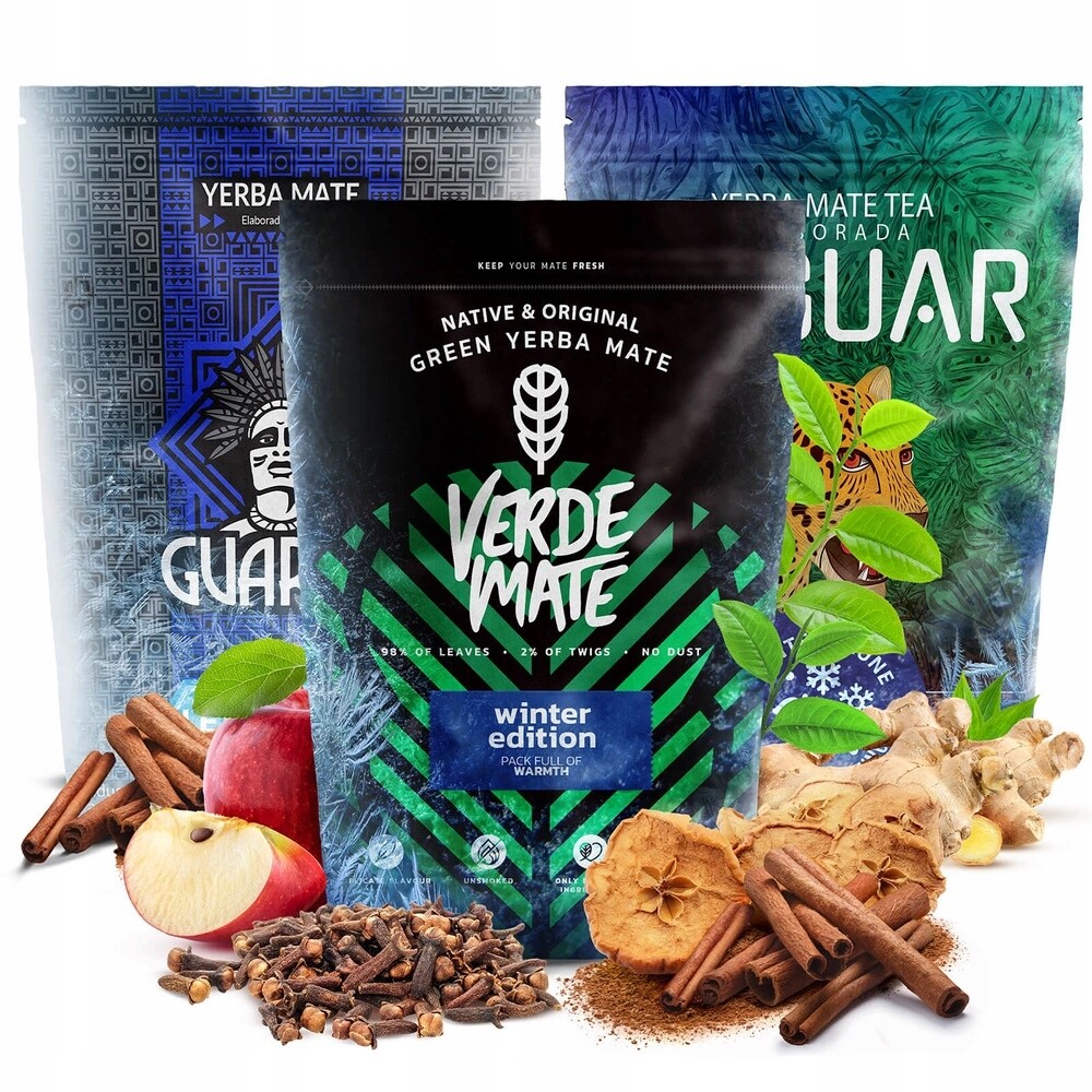 Zimní sada Yerba Mate Verde Mate Nejlepší na zimu 1,4 kg