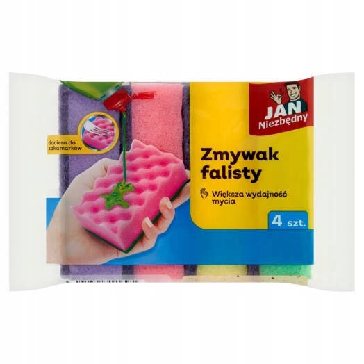 9 x Jan Niezbędny Vlnitá myčka 4 ks