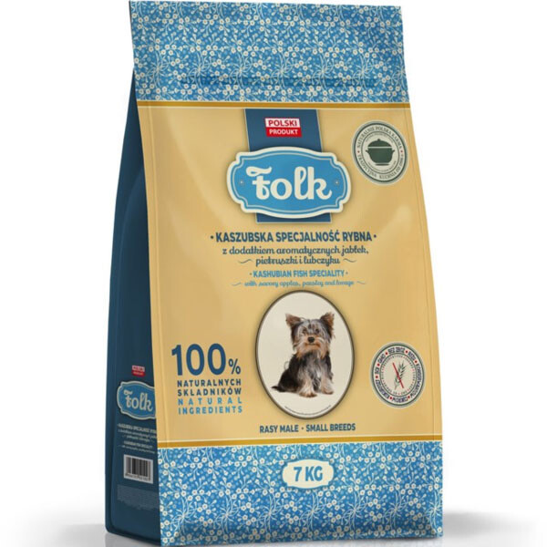 Folk krmivo pro psy mini Kašubská rybí specialita 7 kg