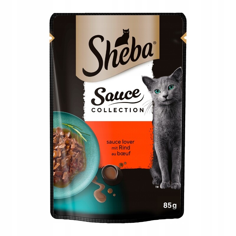 Sheba krmivo pro kočky hovězí Sauce Collection kapsička