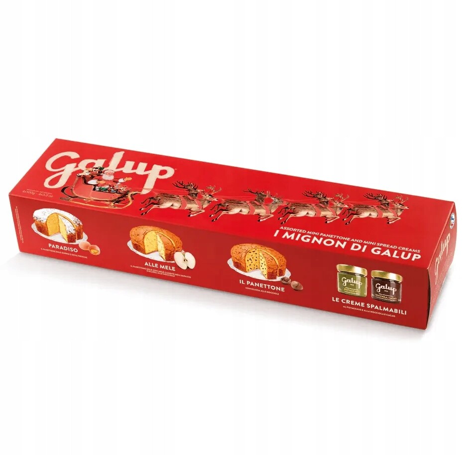 Galup Sada Mini Panettone a krémů 460 g Vánoční edice