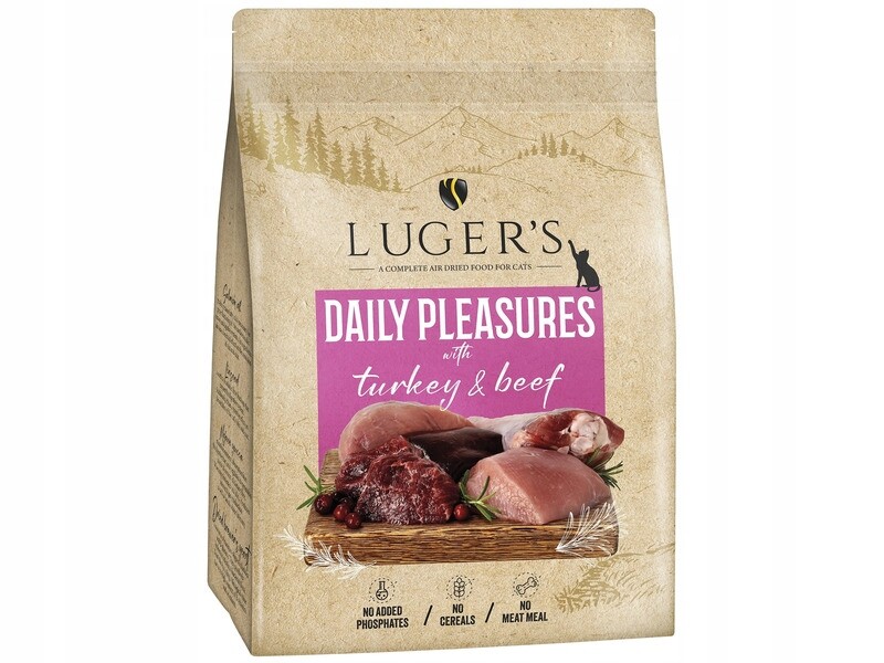 2X Luger’s Daily Pleasures krmivo pro kočky krůta 1 kg