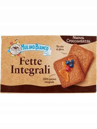 3x Celozrné suchárky Fette Integrali 630 g Mulino Bianco