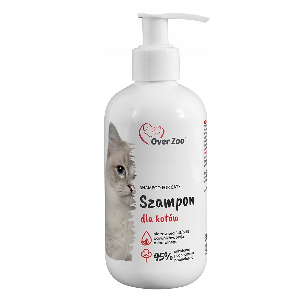 2x Over Zoo Šampon pro kočky 250 ml