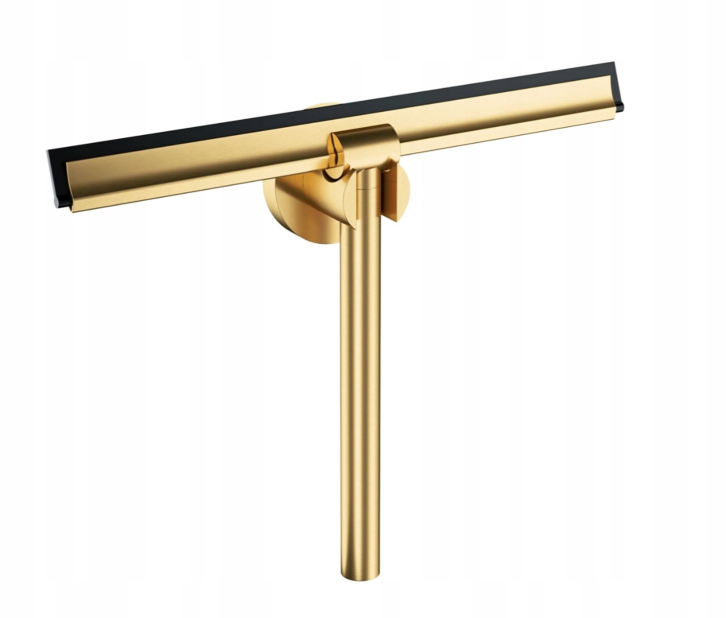 Omnires stěrka na vodu s rukojetí, zlatá kartáčovaná (glb)