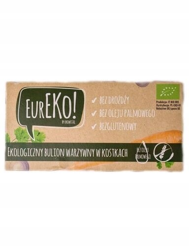 8 x Eureko Zeleninový vývar v kostkách bez kvasnic, bez palmového oleje 100 g