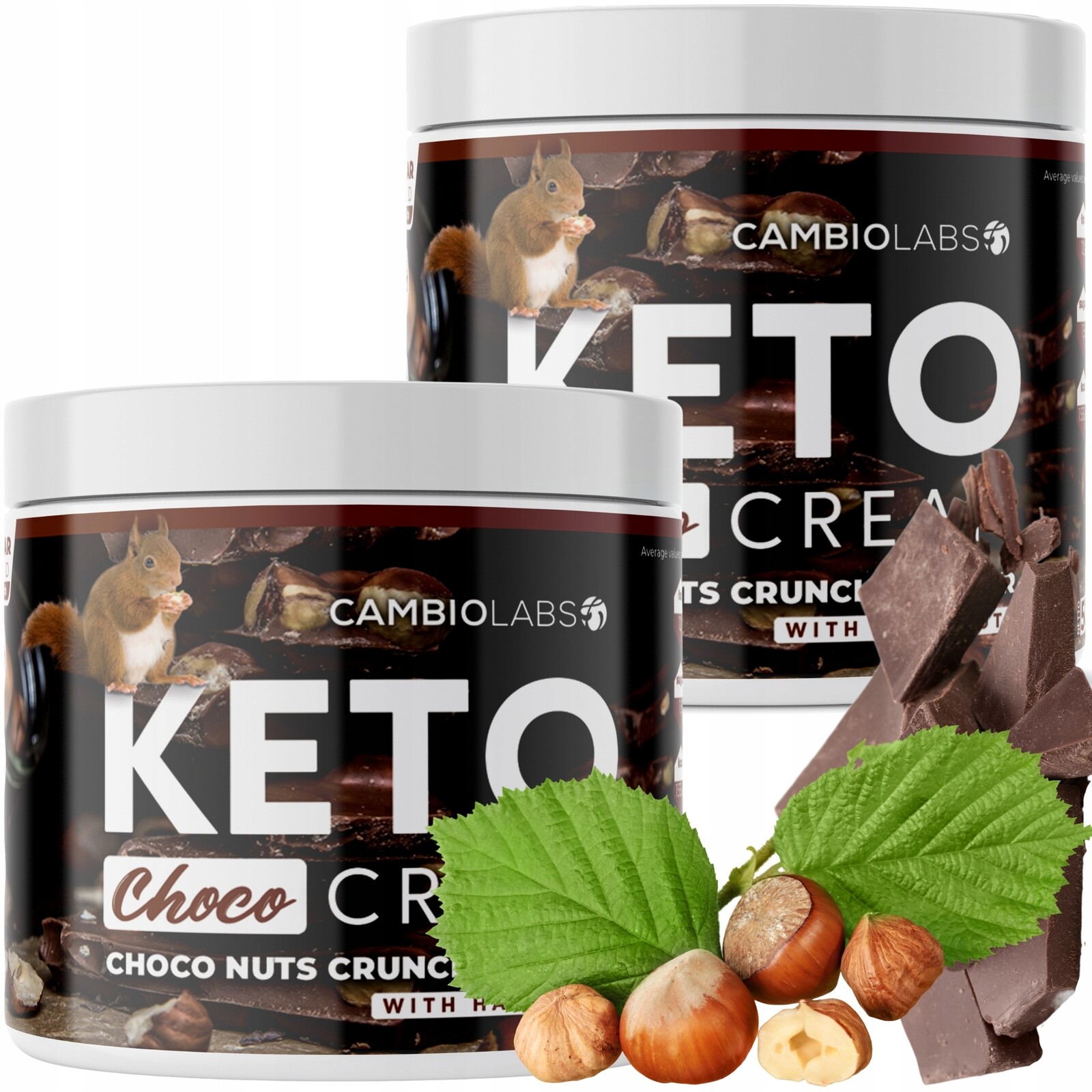 Keto Krém z lískových oříšků bez cukru 1000 g Oříšky