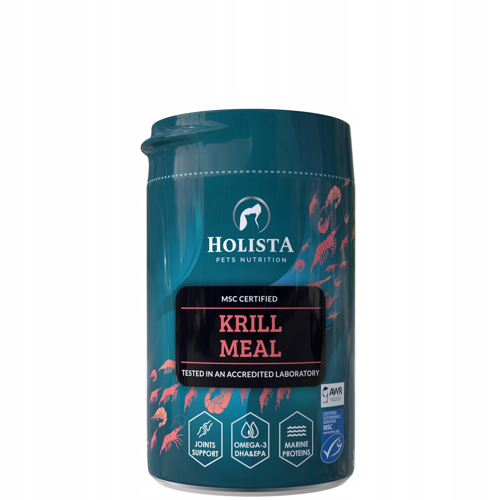 2X HolistaPets Krillová moučka 100g