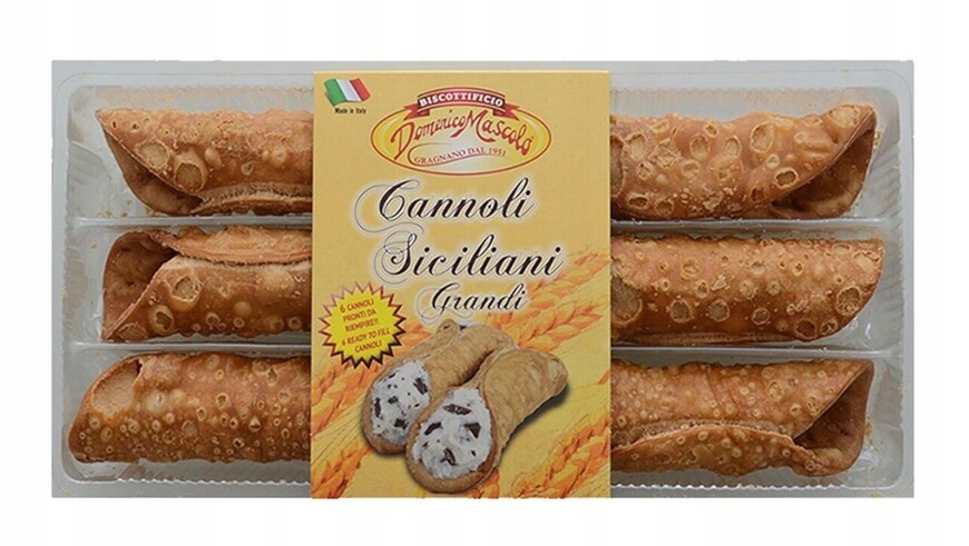 3x Sušenky Cannoli Siciliani 160 g Domenico Mascolo