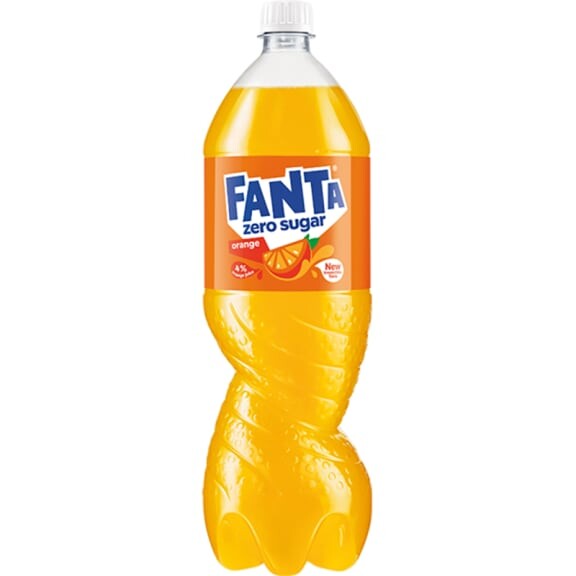 Fanta Zero Sycený nápoj s pomerančovou příchutí