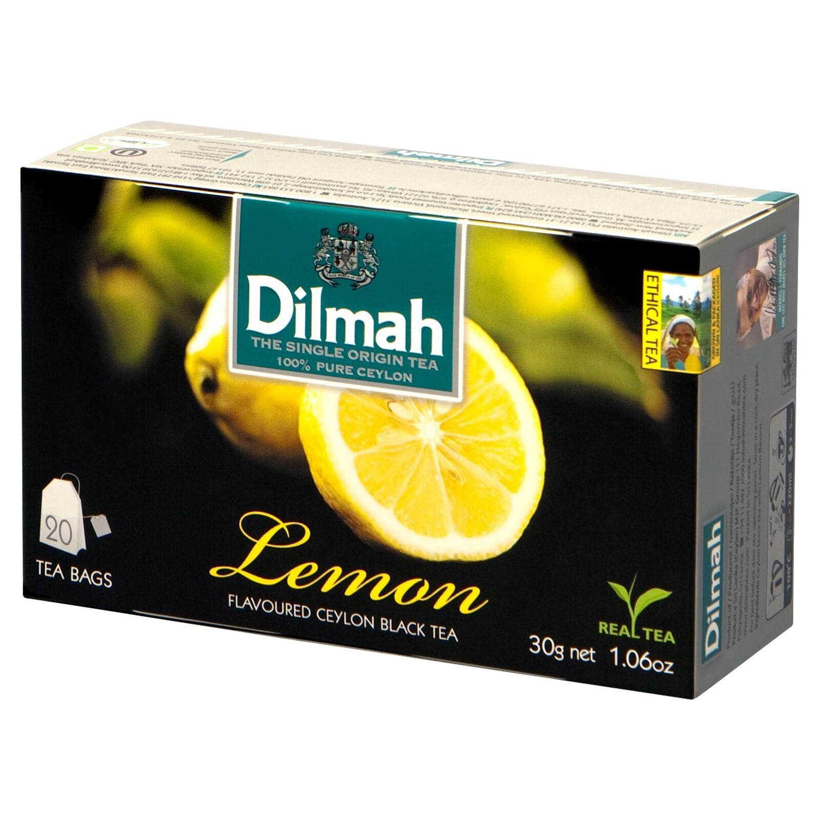 6 x Dilmah Cejlonský černý čaj s citronovou vůní 30 g