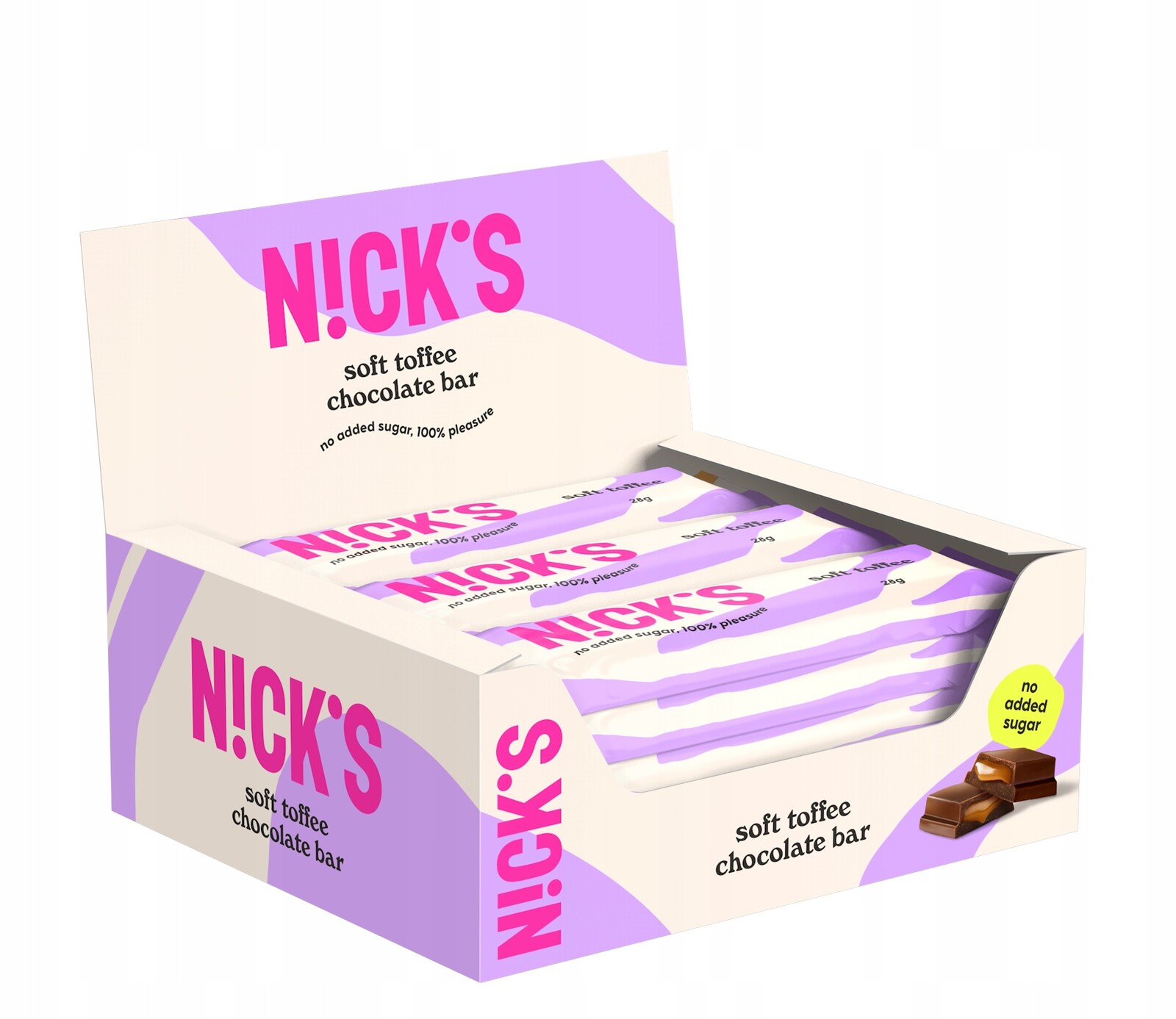 Tyčinka Nick's Soft Toffee Sada 28 g x 15 kusů