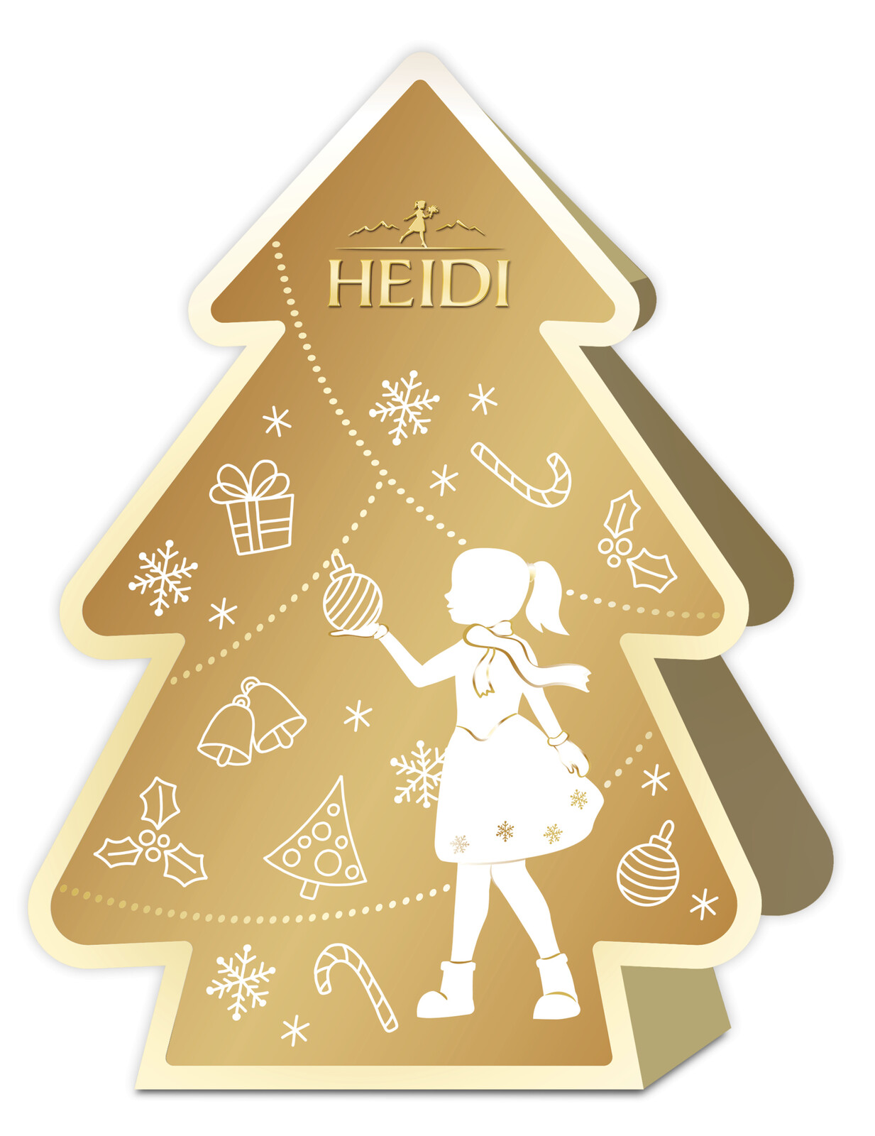 3x Heidi Vánoční stromek s příchutí jablka a skořice, 150g