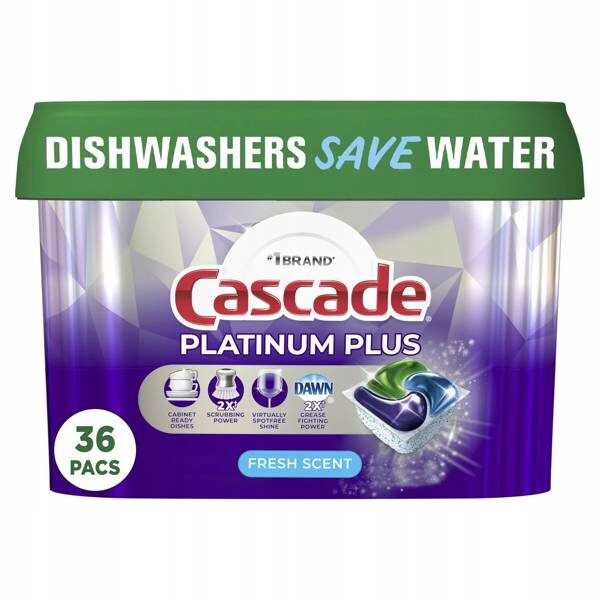 Cascade Platinum Plus Fresh Scent 36 ks