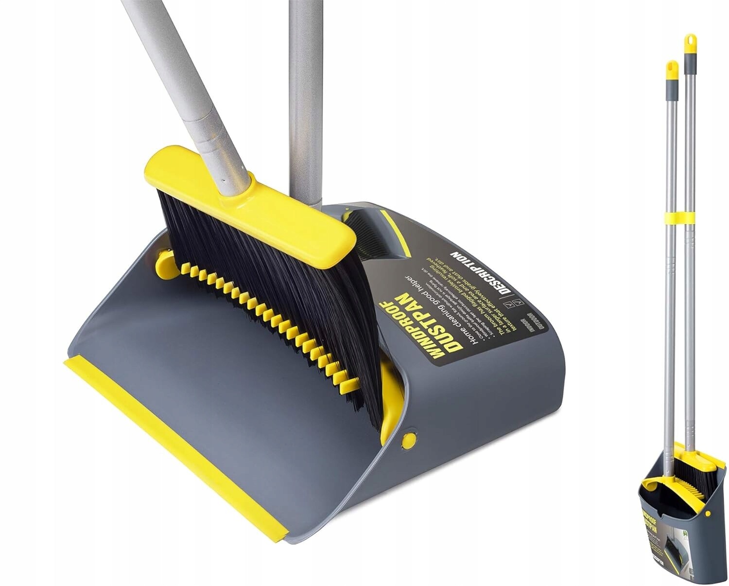 Jekayla Sada metla lopatka lehká nastavitelná rukojeť prachové zoubky 140 Cm