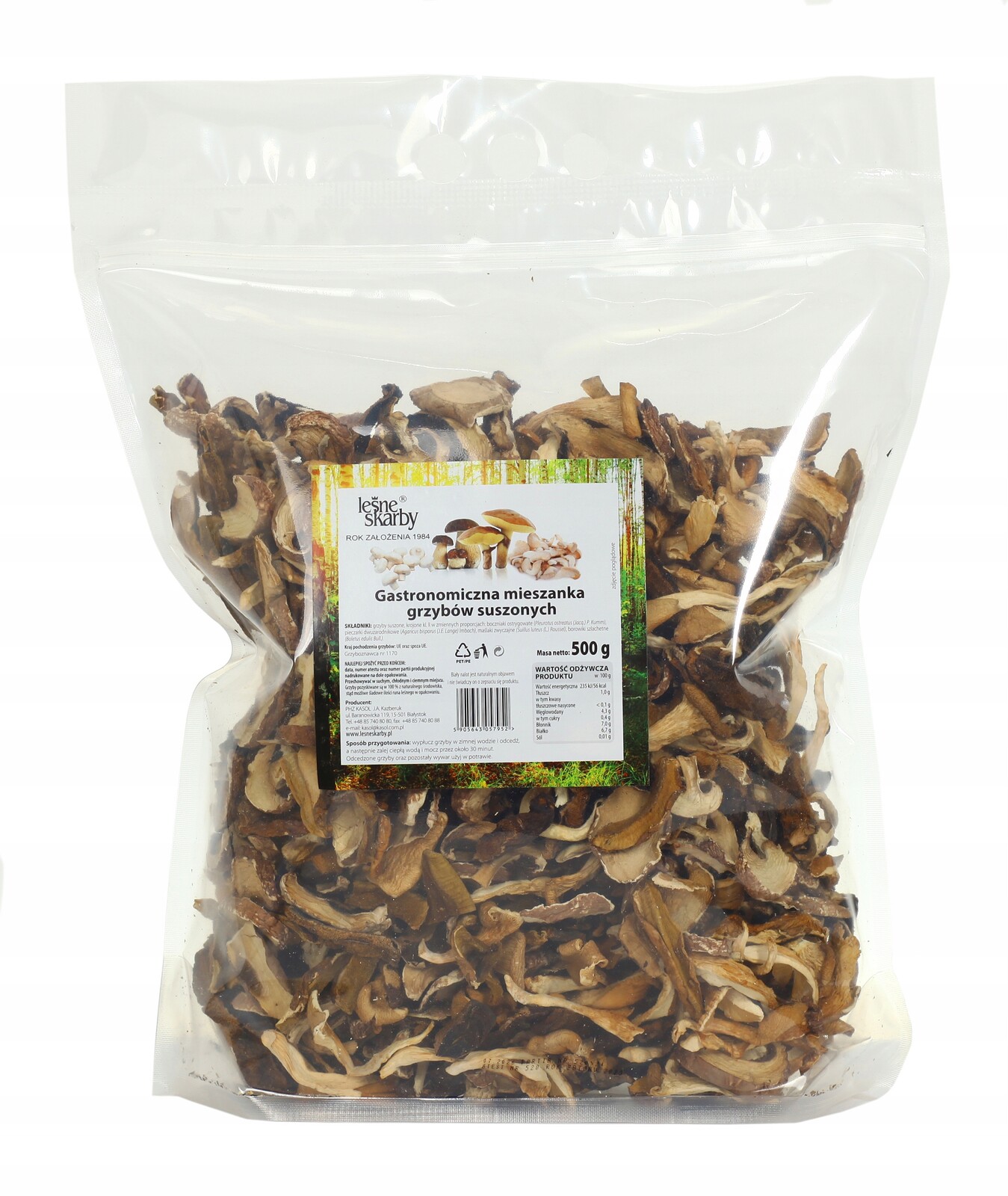 Kasol Směs sušených hub 500 g