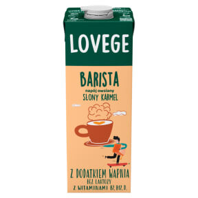 8 x Lovege Ovesný nápoj s příchutí slaný karamel pro baristy