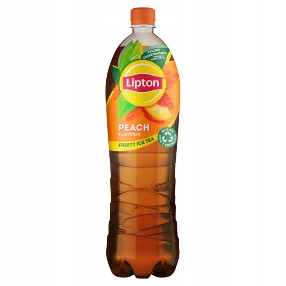 Lipton Ice Tea Nápoj s broskvovou příchutí a extraktem z černé barvy