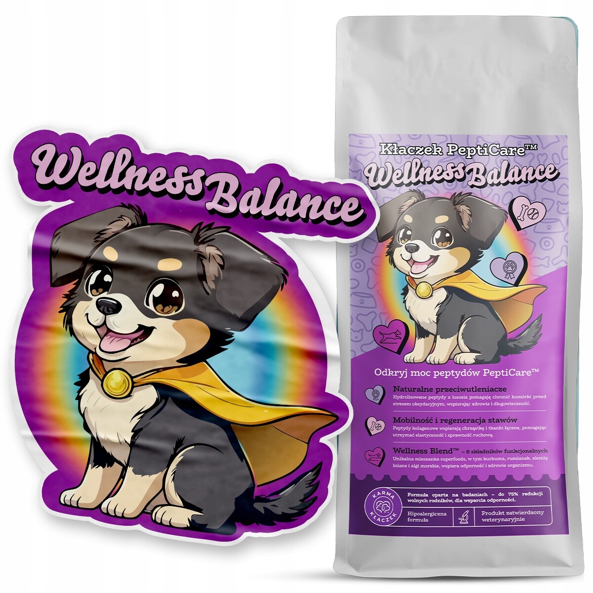 Krmivo pro psy hypoalergenní bez obilovin Žmolky Wellness 1,5 kg nálepka bonus