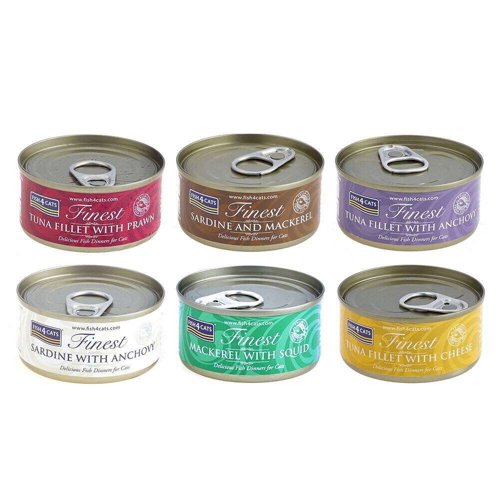 Fish4Cats krmivo pro kočky pro kočky mix chutí 12x