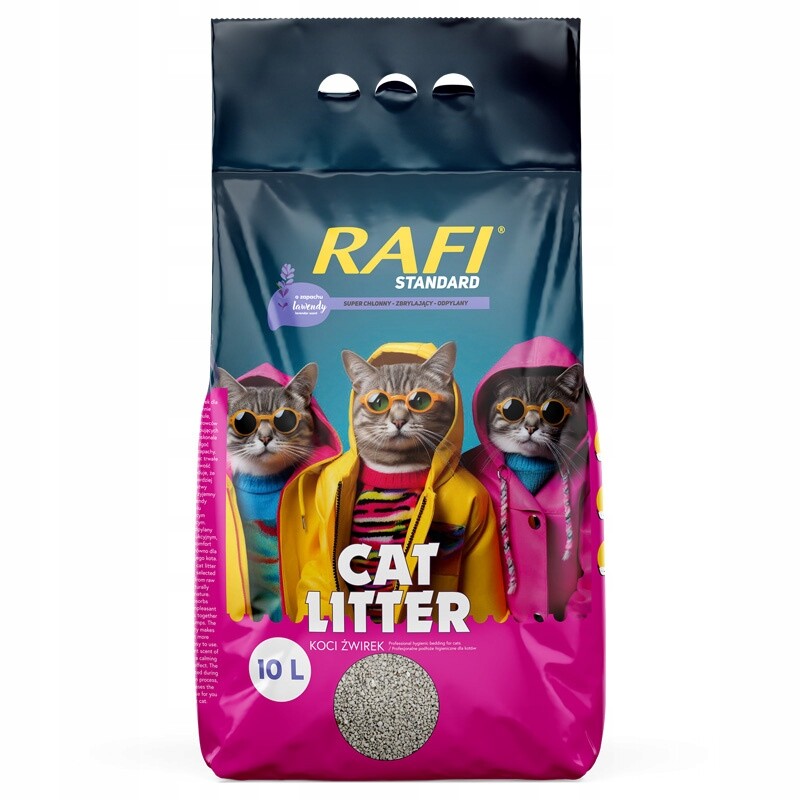 2x Rafi Hrudkující stelivo levandule Standard 10 l