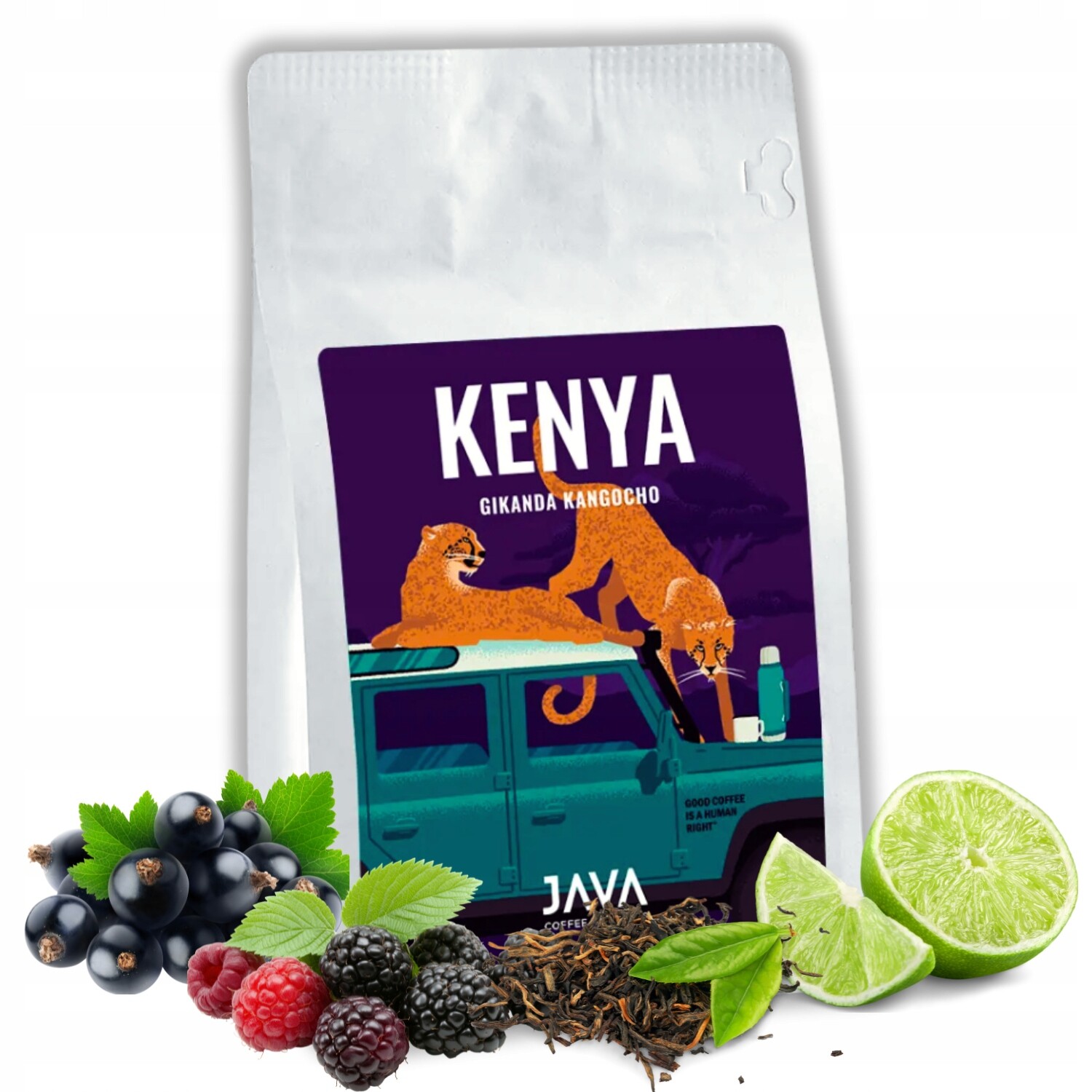 Káva zrnková Keňa Gikanda Kangocho 250 g čerstvě pražená 100% arabica