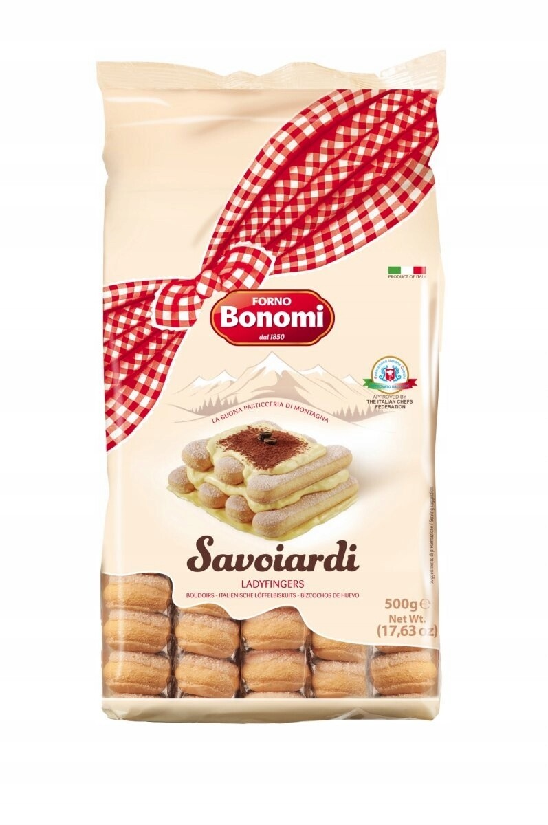 3x Piškoty Savoiardi 500 g Bonomi