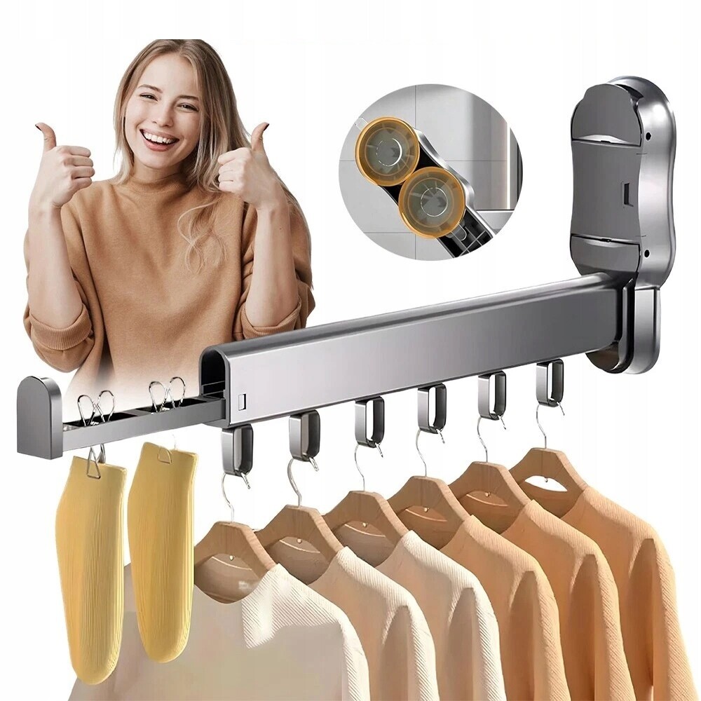 Sušák Na Prádlo, Věšák Na Oblečení, Otočná Stěna, Výsuvný