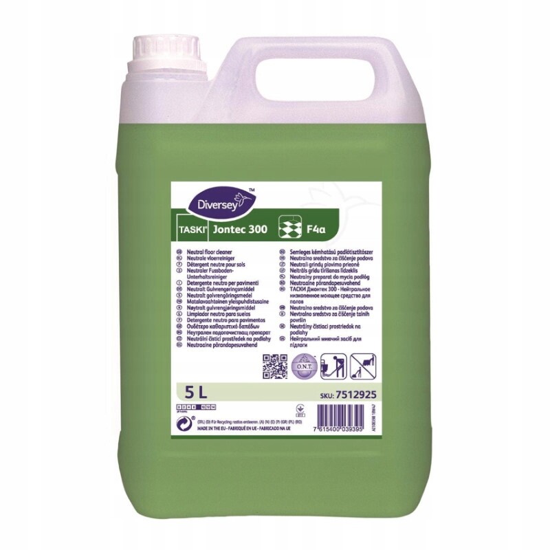 Diversey Taski Jontec 300 Tekutý přípravek pro běžné mytí tvrdých podlah 5 l