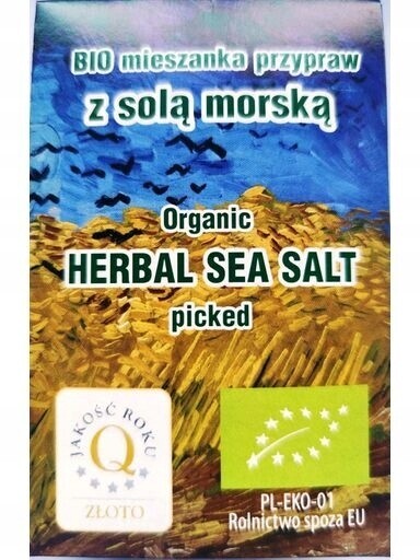 8 x Royal Brand mořská bylinná sůl Bio 10G s přírodním jódem