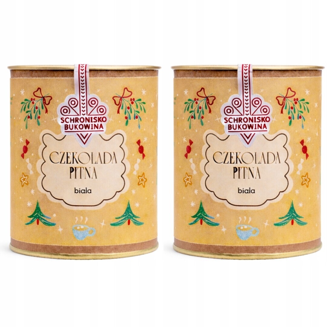 Bílá pravá čokoláda k pití horká čokoláda Schronisko Bukowina