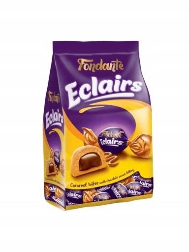 3x Fondante Eclairs Bonbóny s čokoládovou náplní 500 g