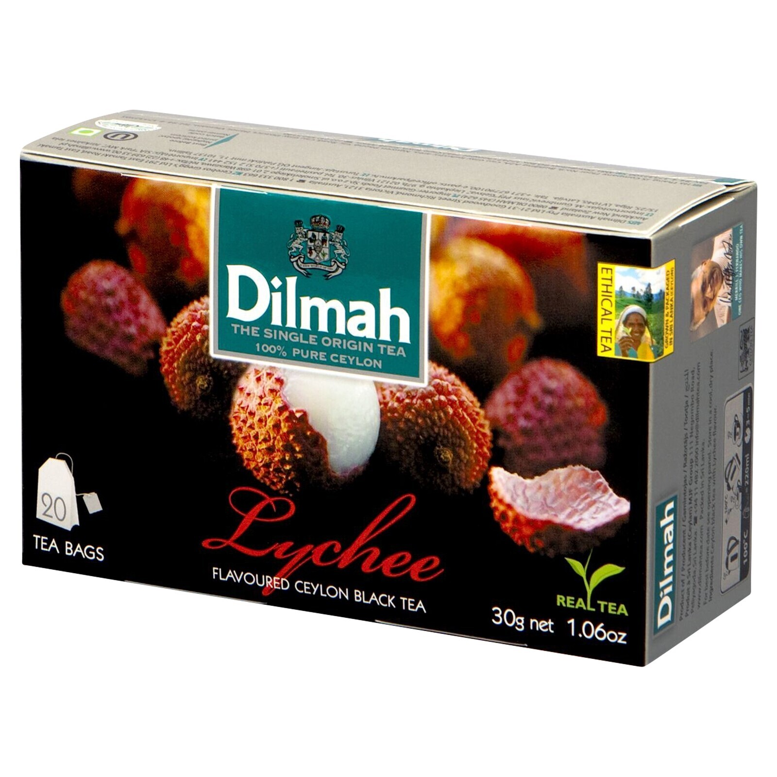 Dilmah Lychee Ex20 čaj s přívěskem