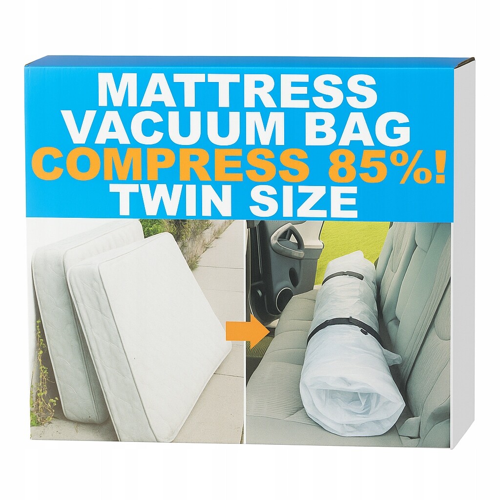 Prozový vak na matraci Twin Komprese 85% Přepravní obal
