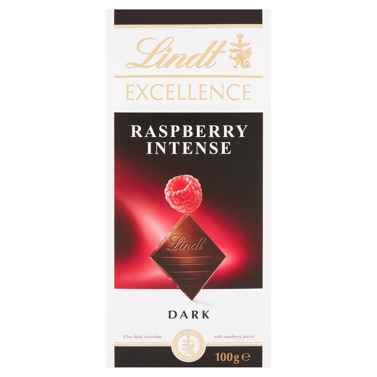 3x Čokoláda excellence raspberry intense Lindt 100 g