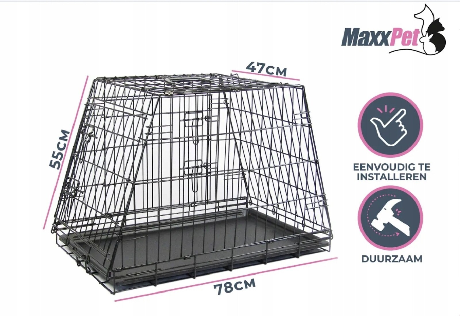 Klec pro psa Maxxpet 78/47/55