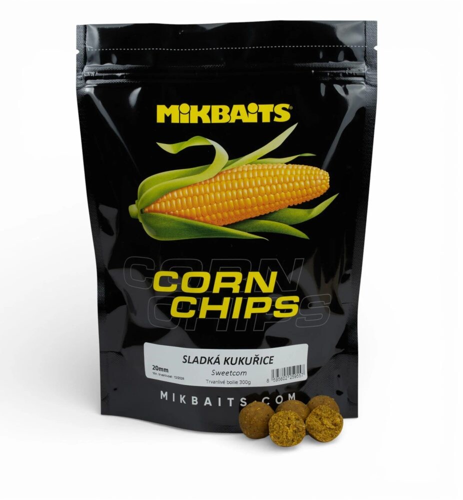 Mikbaits Boilies Corn Chips Sladká kukuřice - 20mm  2,5kg