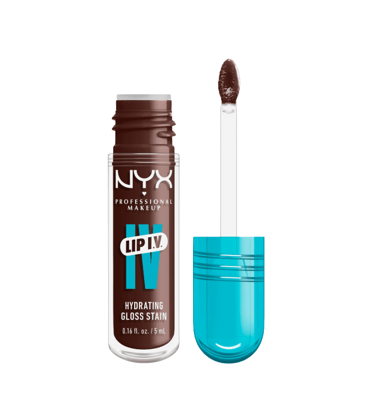 NYX PROFESSIONAL MAKEUP Lip IV Hydrating Gloss Stain, 06 Espresso Soak 5 ml
