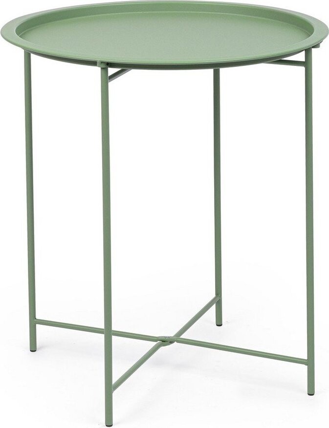 Ocelový kulatý zahradní stolek ø 46 cm Austin – Bizzotto